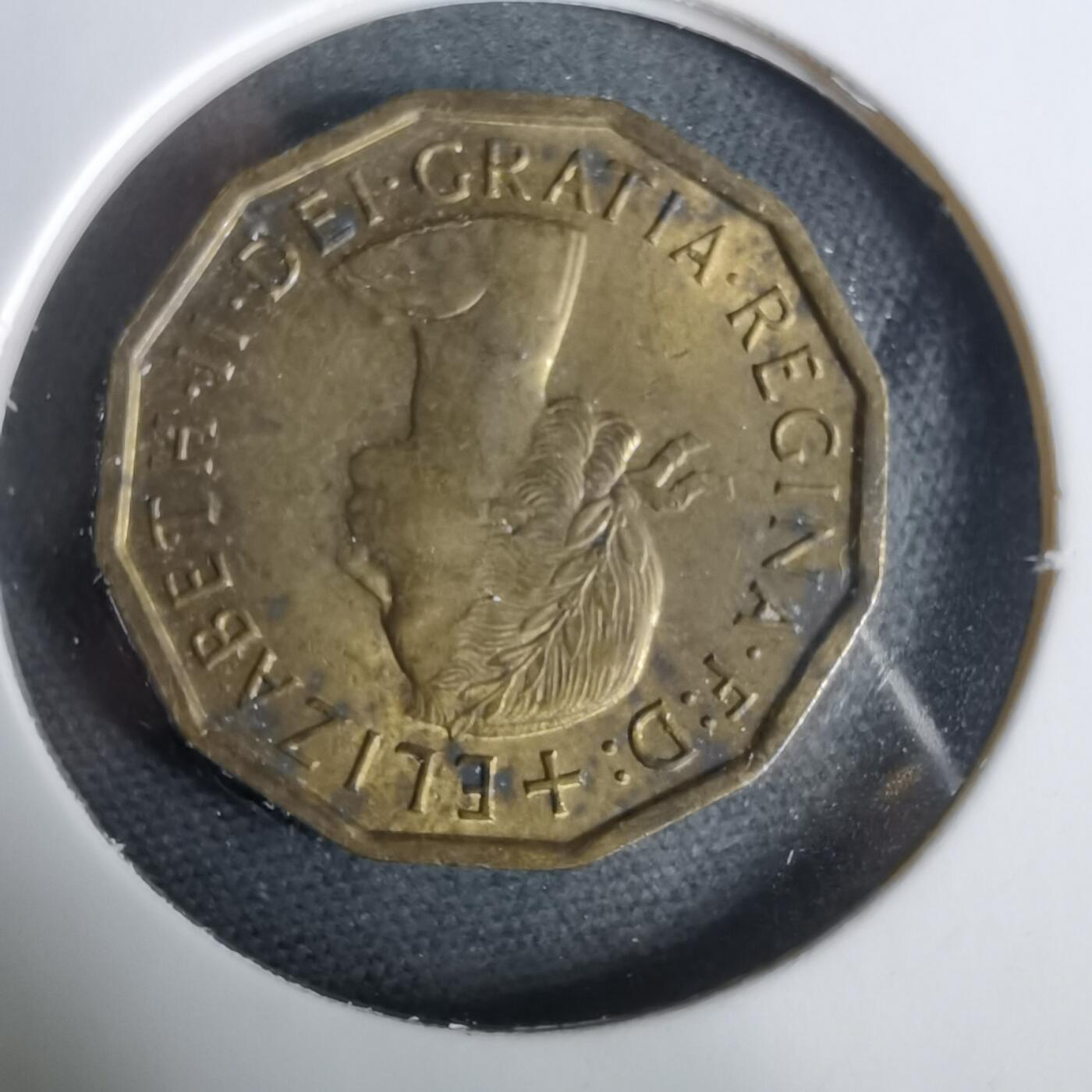 沼泽如烟--第925场 英国1962年3便士