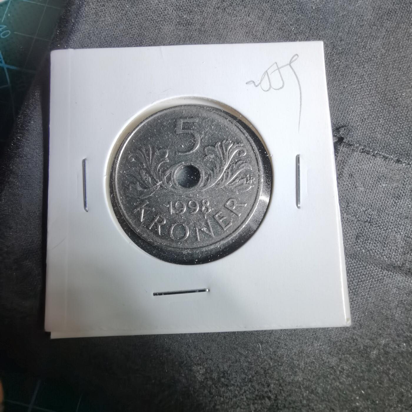 沼泽如烟--第925场 挪威1998年5克朗