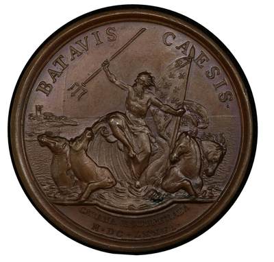 PCGS评级1676年法国路易十四收复卡宴纪念章 - PCGS评级1676年法国路易十四收复卡宴纪念章