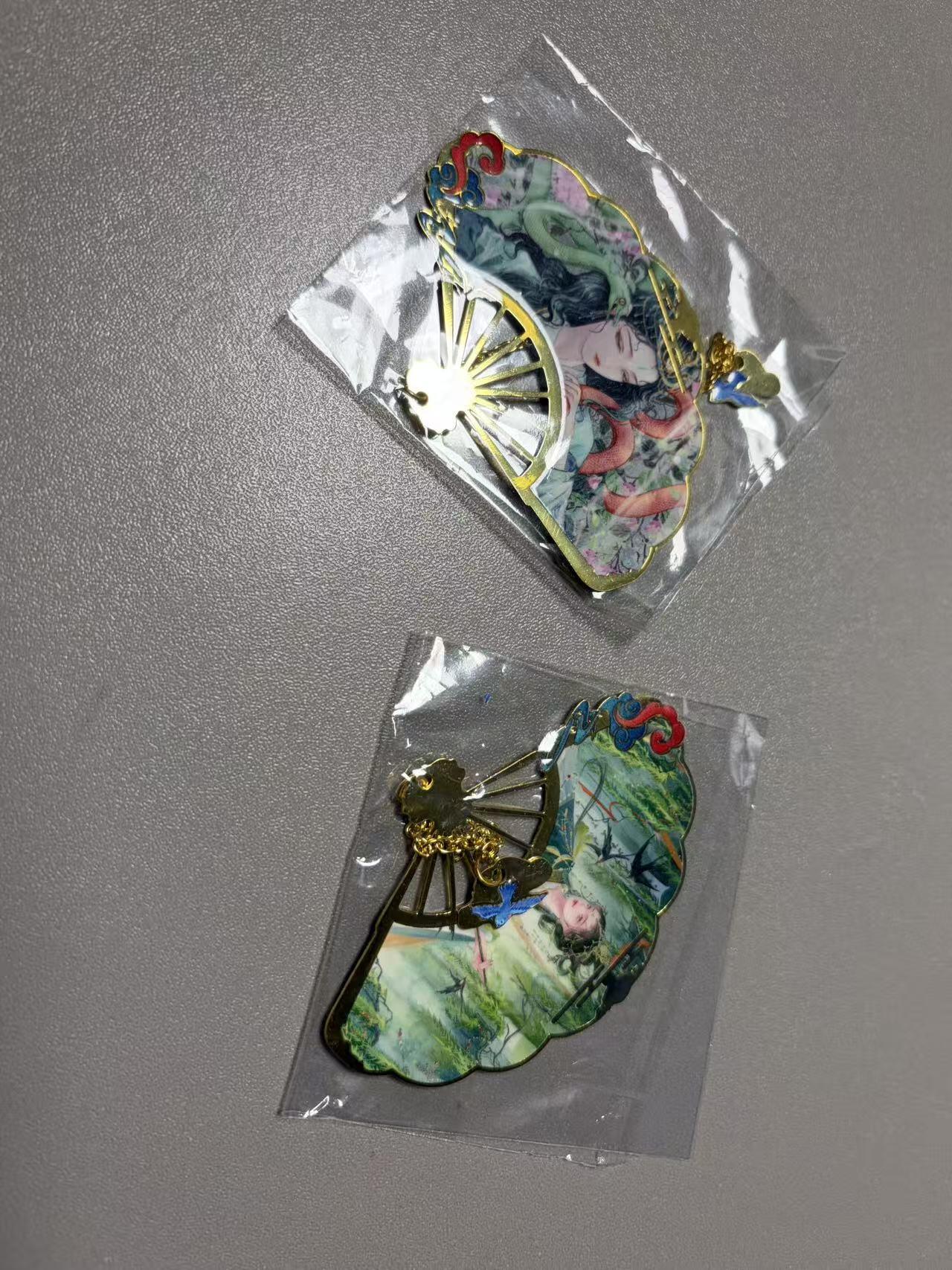 秋萤阁第36期 (12月10日周三晚上21点截拍，欢迎竞拍)  趣卡社万物有灵 书签一对