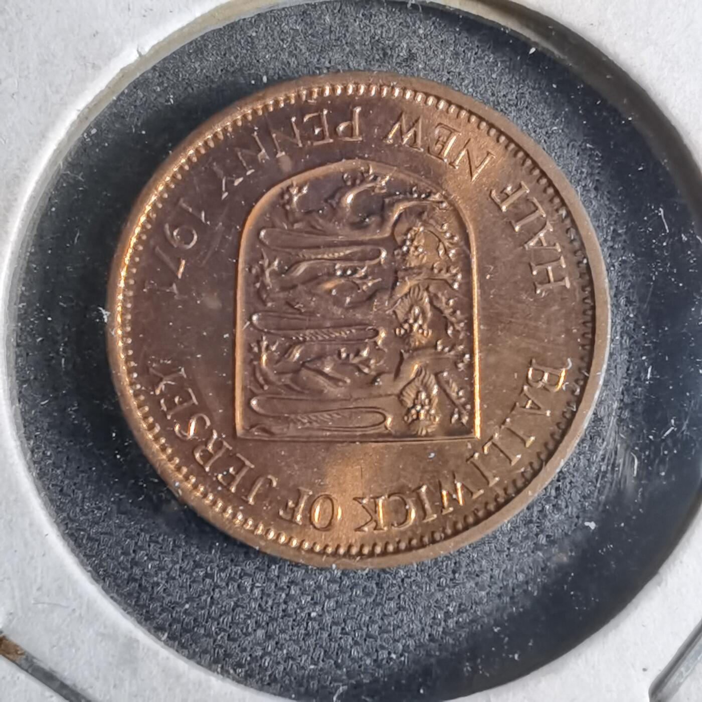 沼泽如烟--第925场 泽西1971年半便士