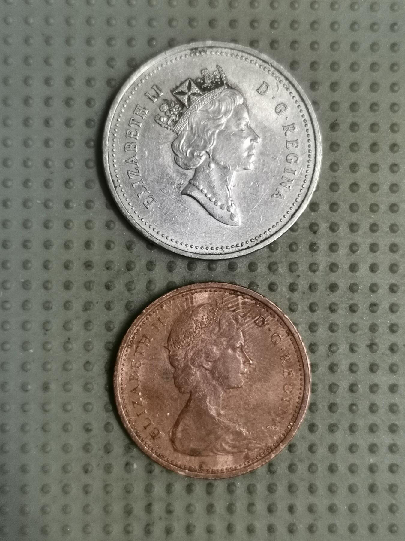 2025年第135场各国散币拍卖（总第135场） 加拿大纪念币2枚