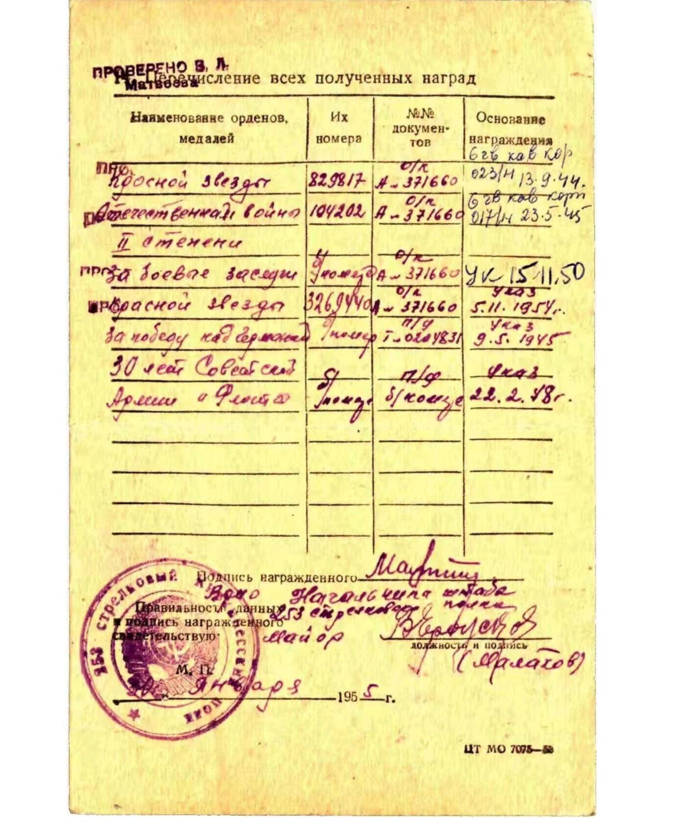 各国勋章奖章拍卖第45期 苏联1943版二级卫国战争勋章194202号，1945年中尉俘虏60名德军加歼灭一个排获得