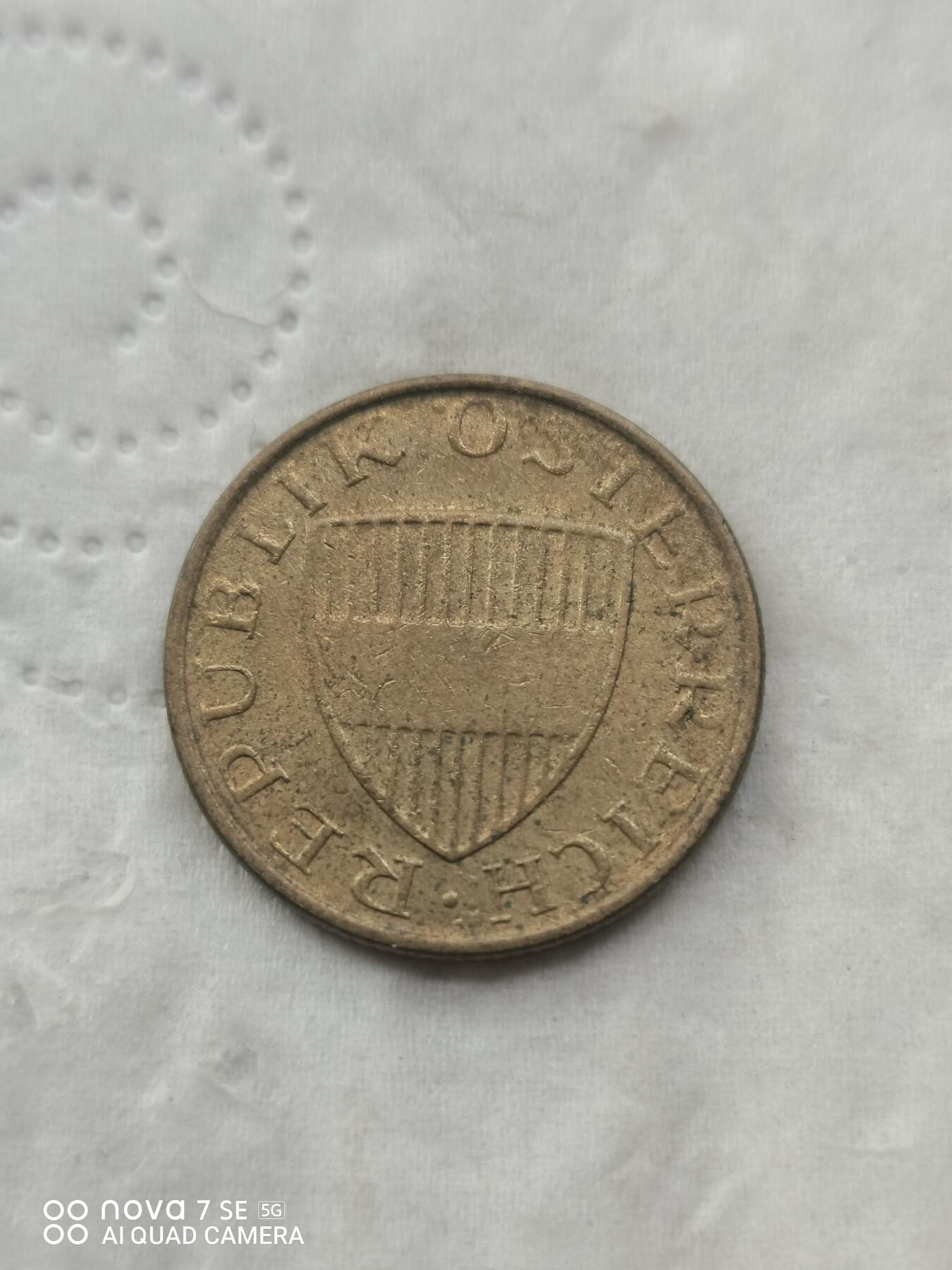 外国硬币 85年奥地利50分