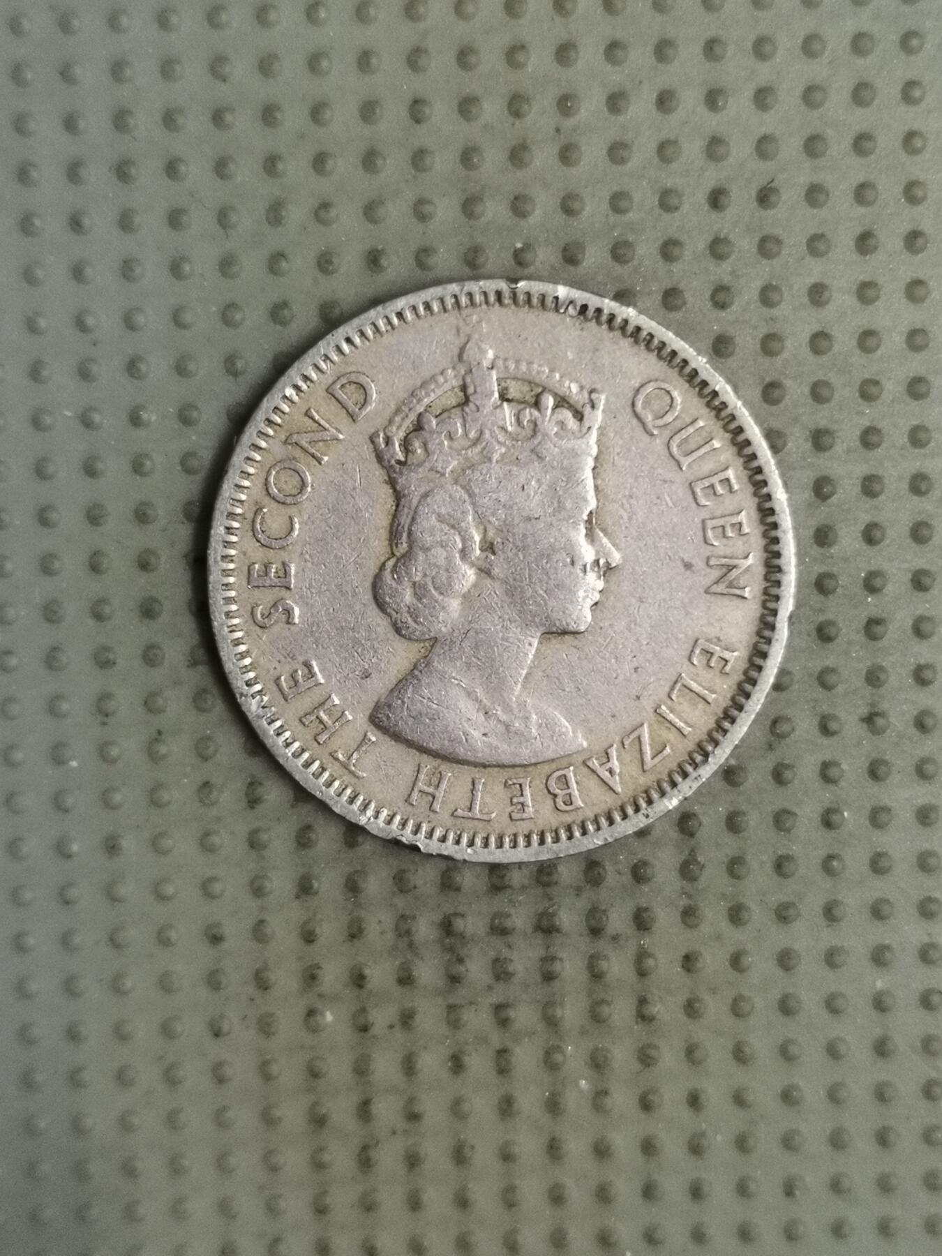 2025年第135场各国散币拍卖（总第135场） 东加勒比1955年25分