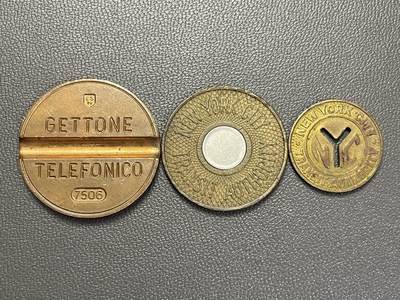 回流1208 - 意大利、美国代币三枚