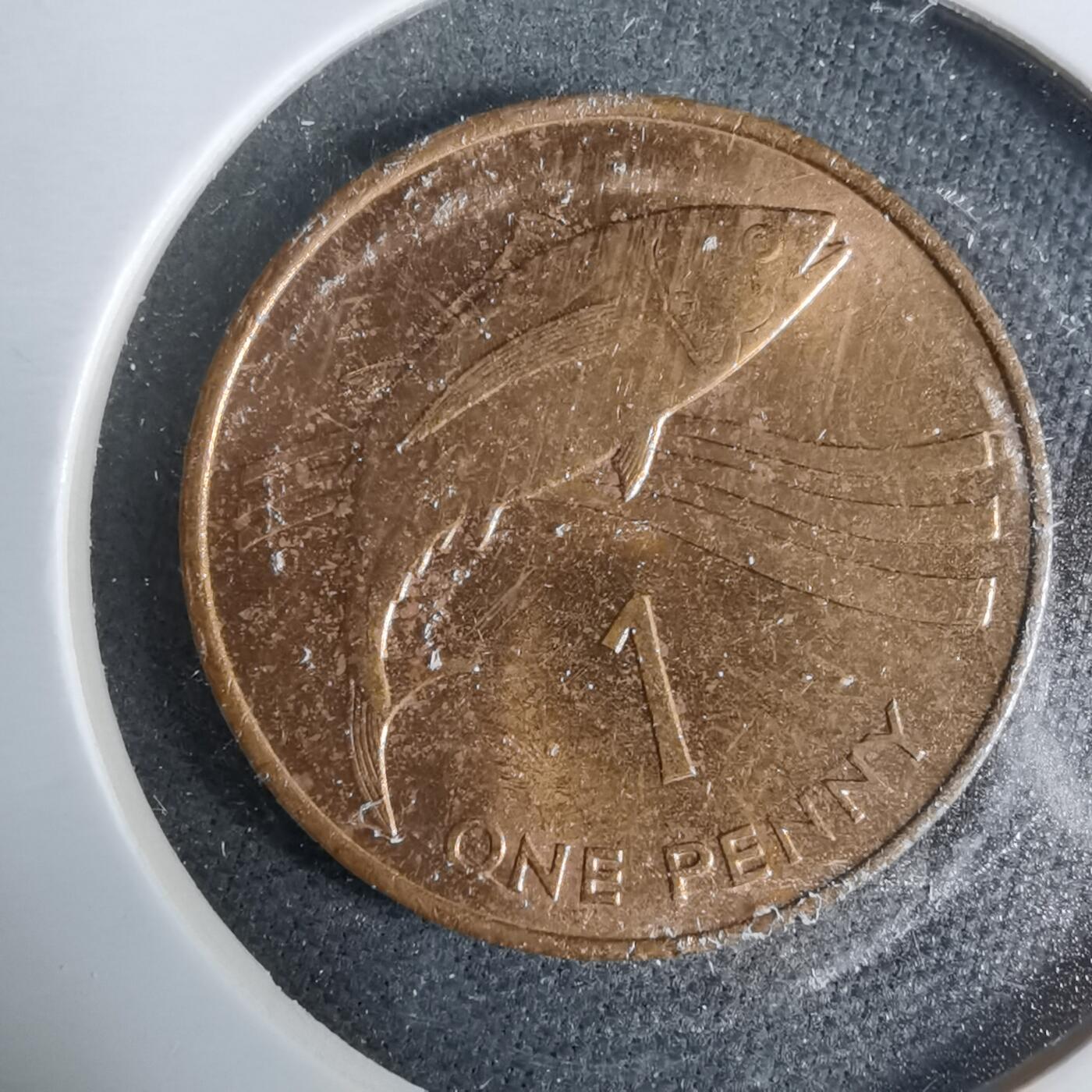 沼泽如烟--第925场 圣赫勒拿1991年1便士