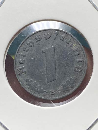 2025年第一百三十四场(总第一百六十场）外国好品纸夹散币场(免佣金) - 德意志第三帝国1941年1芬尼(B标，奥地利维也纳造)