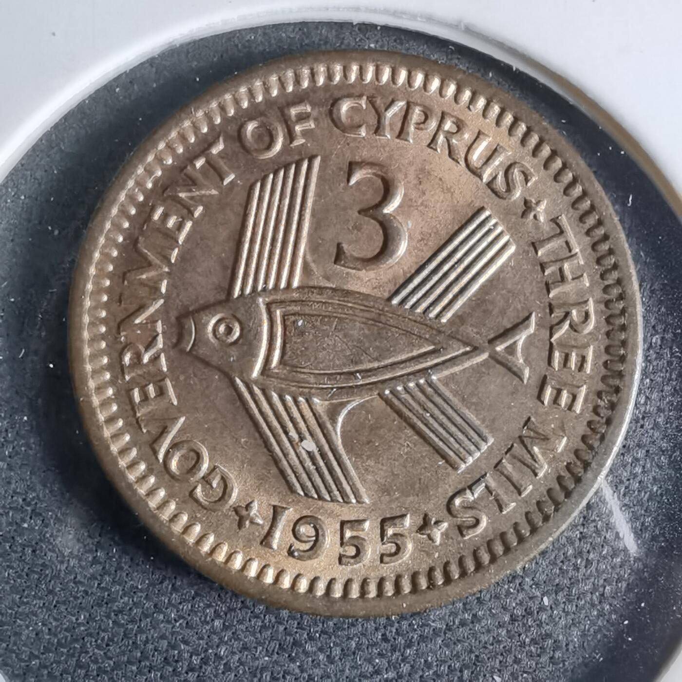 沼泽如烟--第925场 塞浦路斯1955年3米尔