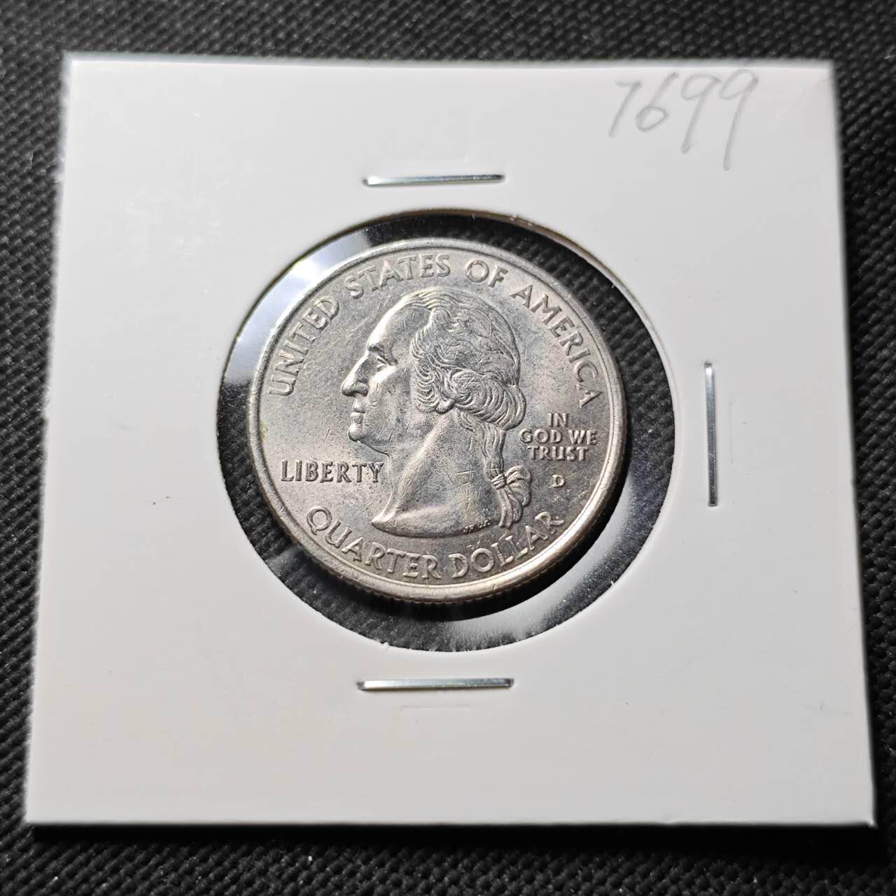 KK钱币收藏小铺 第376期  2月预留时间 周末发货  美国25分纪念币