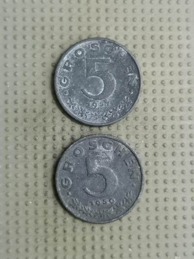 2025年第134场各国散币拍卖（总第134场） - 奥地利5格罗申2枚