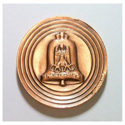 纪念1936年柏林奥运会 高浮雕精制大铜章 40MM - 纪念1936年柏林奥运会 高浮雕精制大铜章 40MM