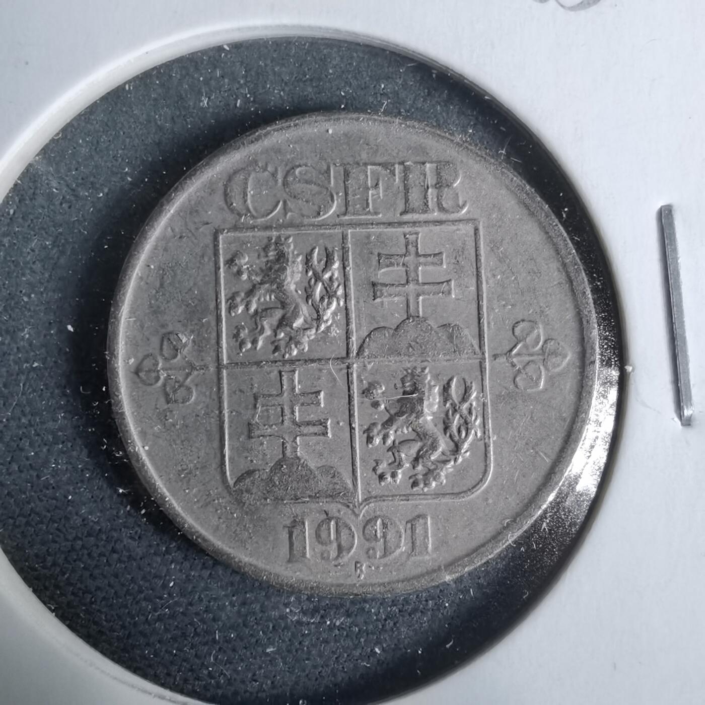 沼泽如烟--第925场 捷克斯洛伐克1991年50赫勒