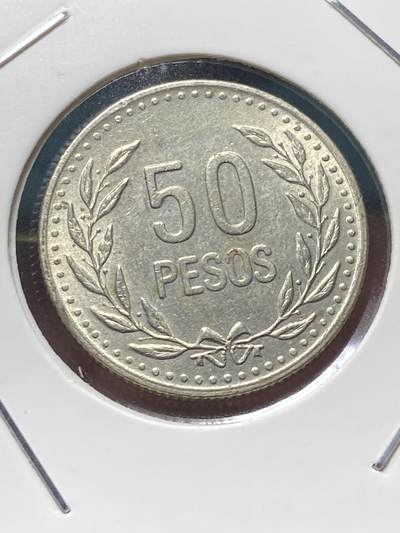 2025年第一百三十四场(总第一百六十场）外国好品纸夹散币场(免佣金) - 哥伦比亚🇨🇴1993年50比索(66边珠版)