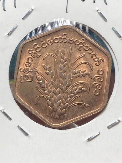 2025年第一百三十四场(总第一百六十场）外国好品纸夹散币场(免佣金) - 缅甸🇲🇲1991单年份25缅分(FAO纪念币)