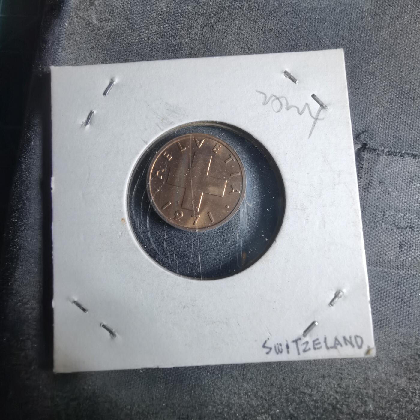 沼泽如烟--第925场 瑞士1971年一分