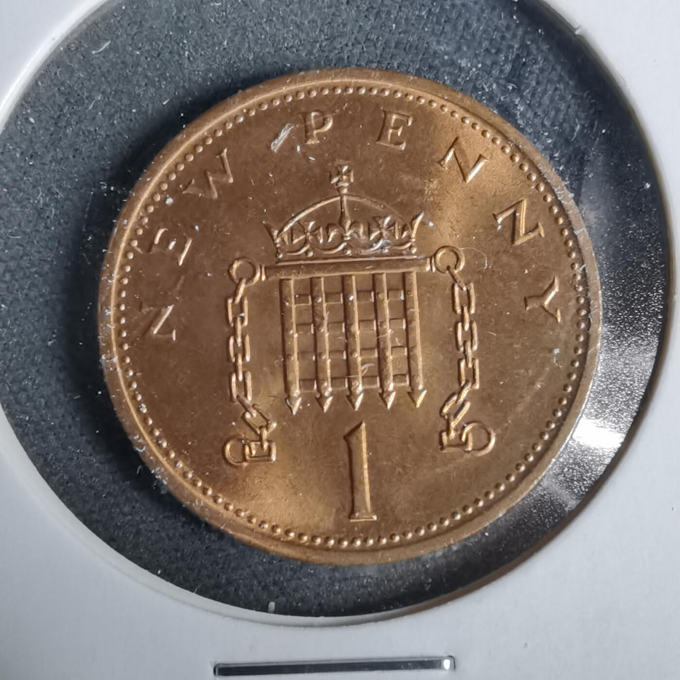 沼泽如烟--第925场 英国1971年1便士