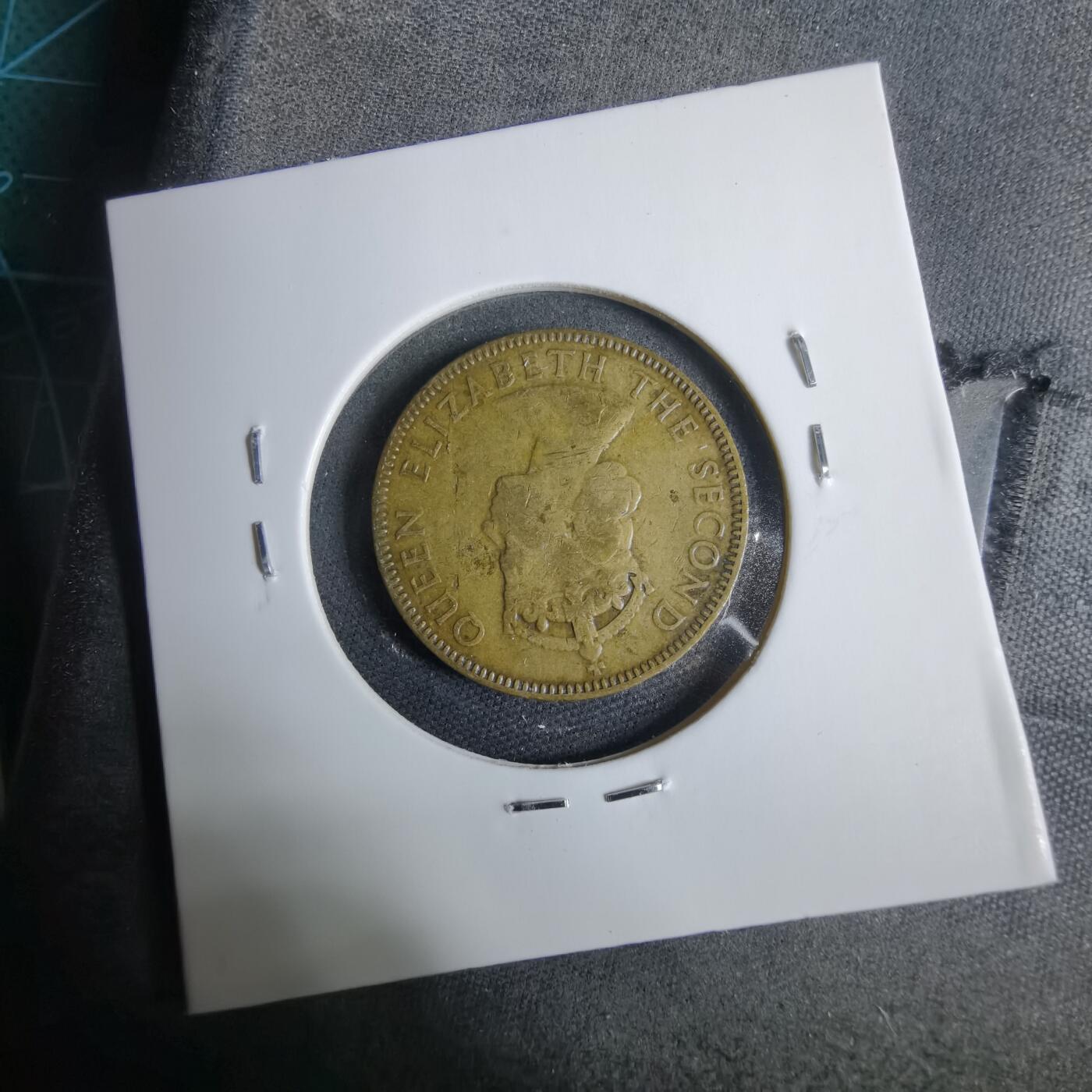 沼泽如烟--第925场 牙买加1955年半便士