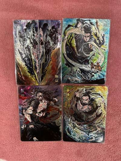 喜灰玩卡首拍第一期免佣金 - 启读文化沈鑫老师刺客列传光刻卡一套4张