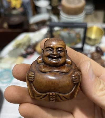 江南站杂件场 - 黄杨木手把件