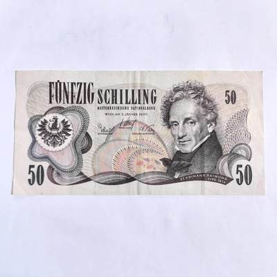 各国外币第101期 - 奥地利50先令美品