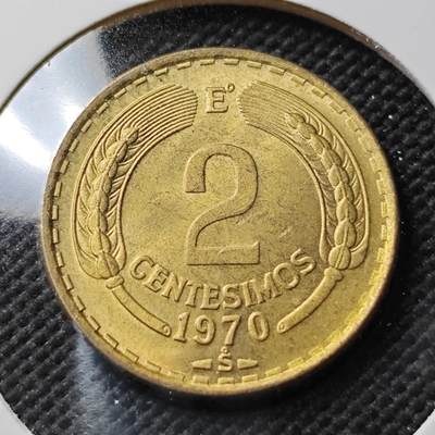 KK钱币收藏小铺 第376期  2月预留时间 周末发货 -  1970智利2分铜币