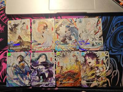 卡牌实验室开始第六次实验 - 【打包】卡游三国一决第三弹 UR×8