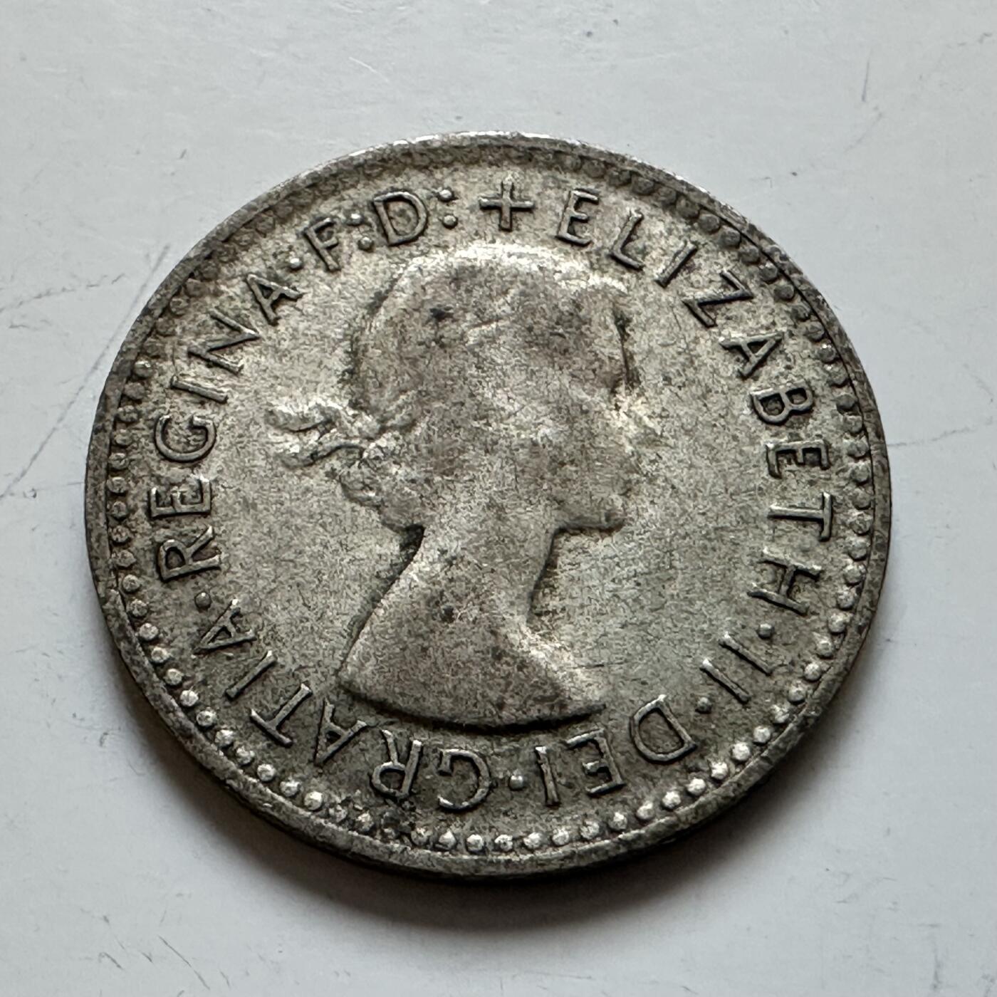 🌹外币初藏🌹🐯2025年第139场  每周二四六晚8️⃣点 接代拍 澳大利亚1957年三便士银币