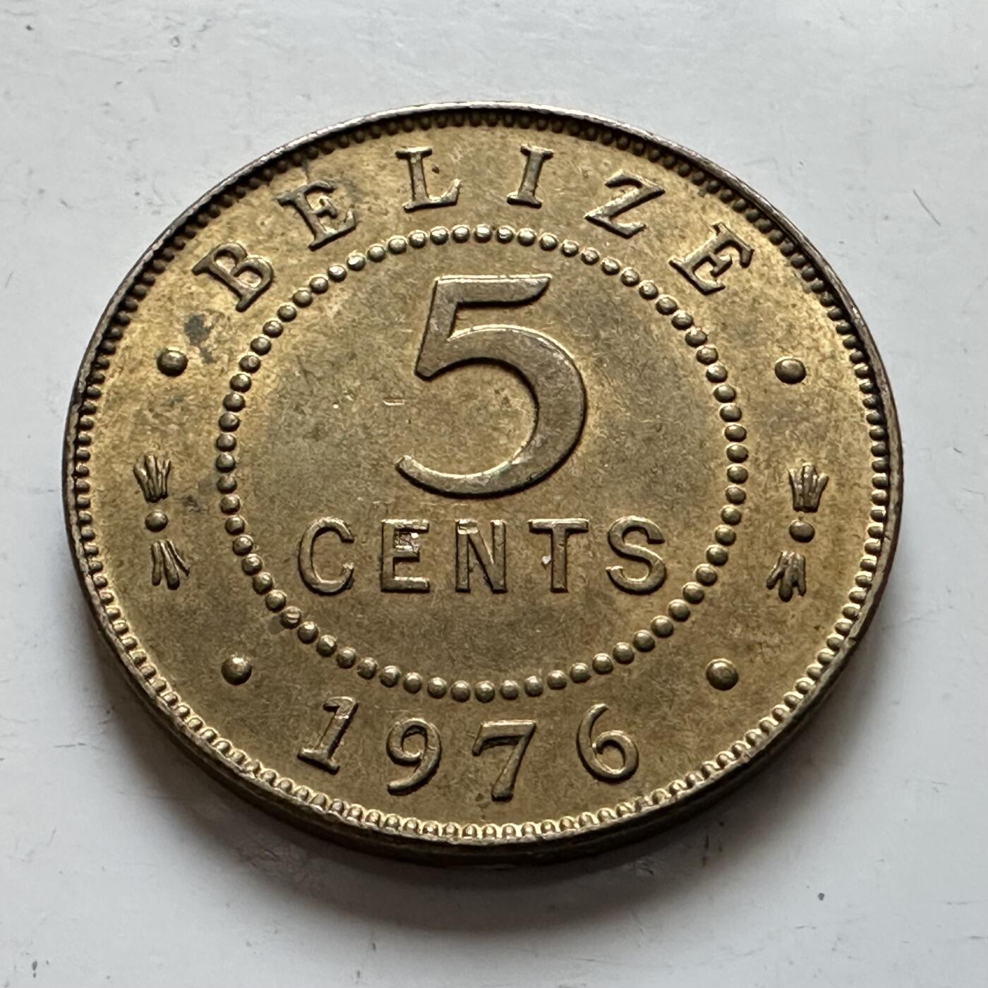 🌹外币初藏🌹🐯2025年第139场  每周二四六晚8️⃣点 接代拍 伯利兹1976年五分