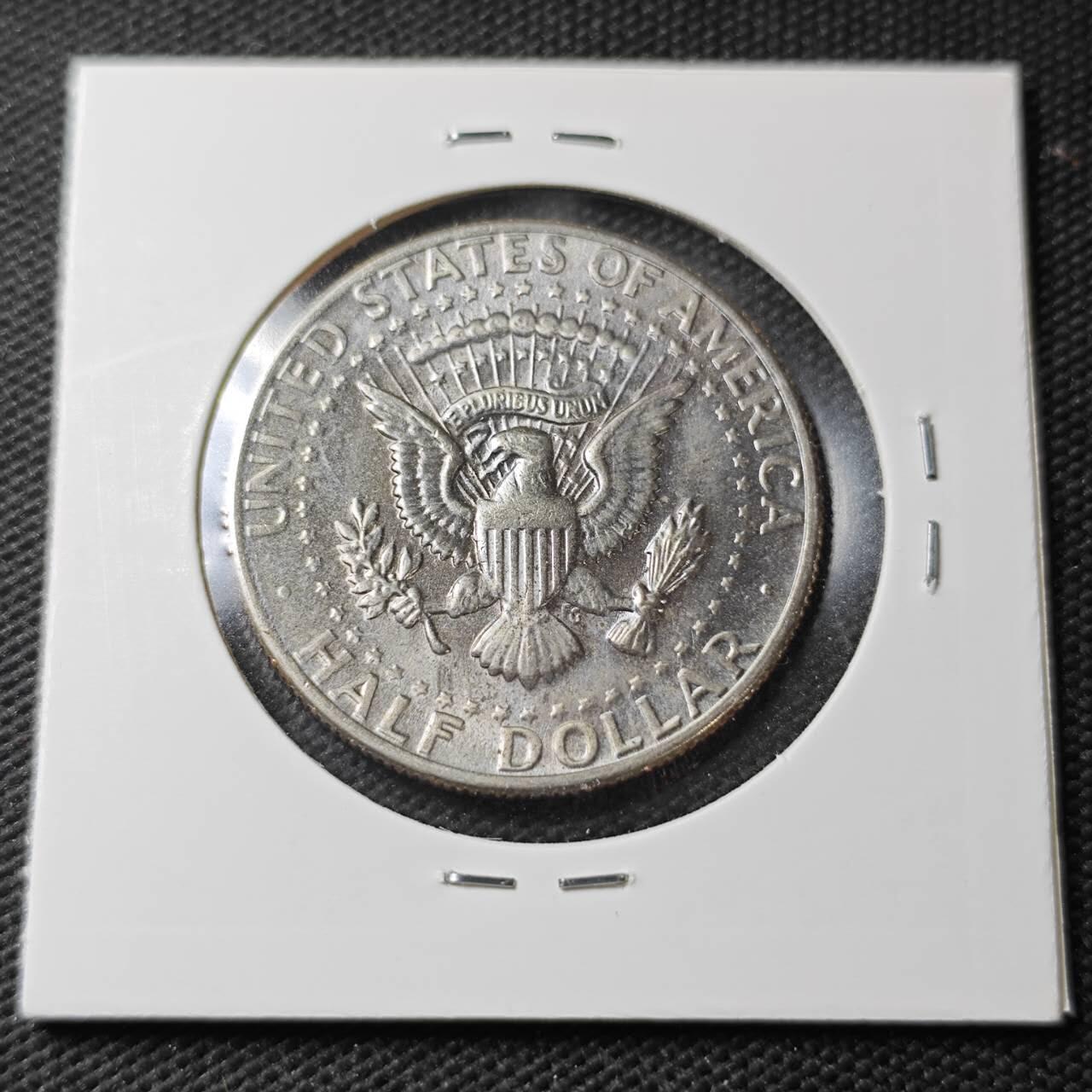 KK钱币收藏小铺 第377期  2月预留时间 周末发货  1973美国50分 好品