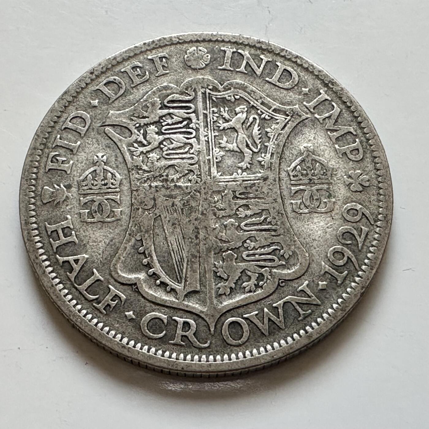 🌹外币初藏🌹🐯2025年第139场  每周二四六晚8️⃣点 接代拍 英国1929年半克朗银币