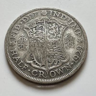 🌹外币初藏🌹🐯2025年第139场  每周二四六晚8️⃣点 接代拍 - 英国1929年半克朗银币