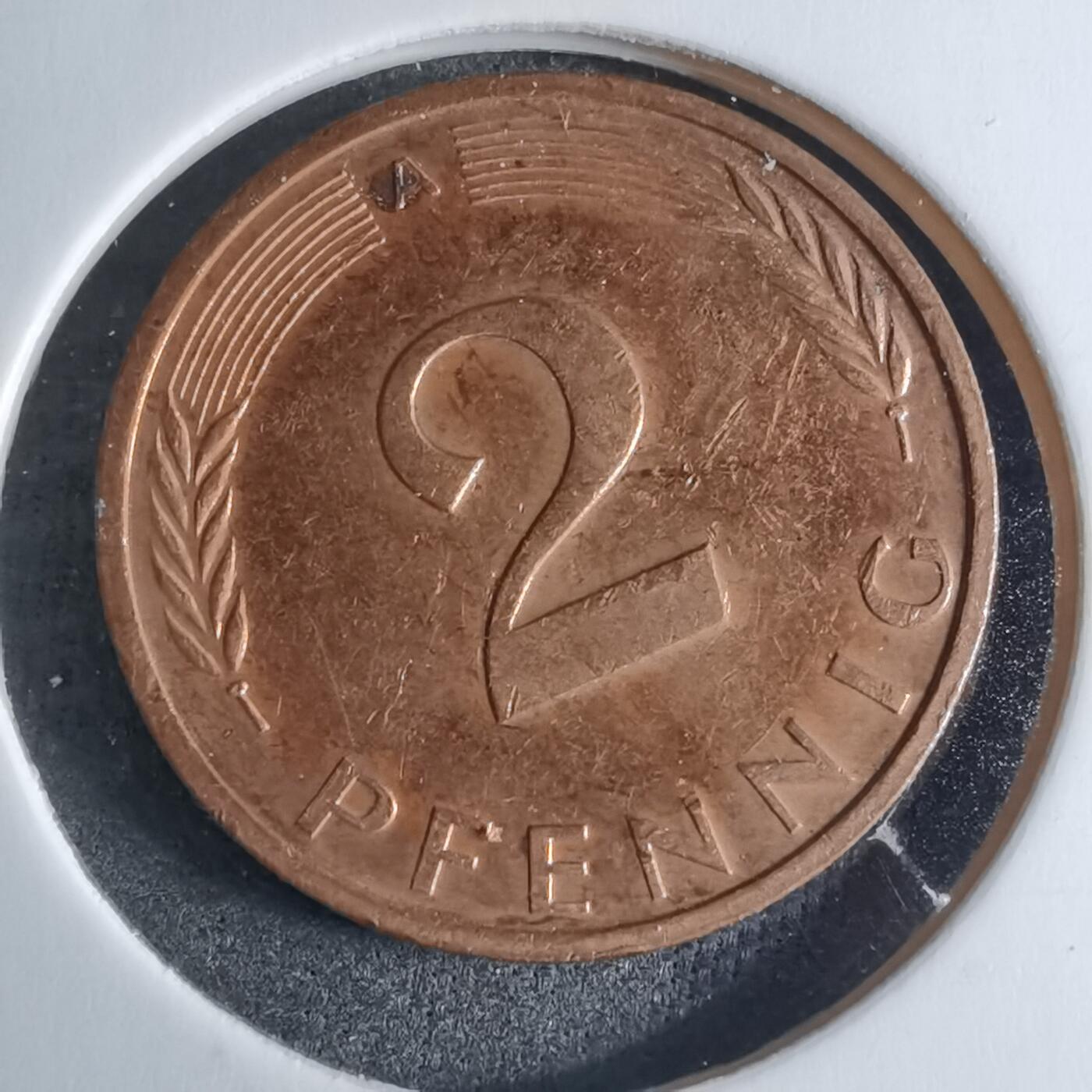 沼泽如烟--第926场 德国1992年2芬尼