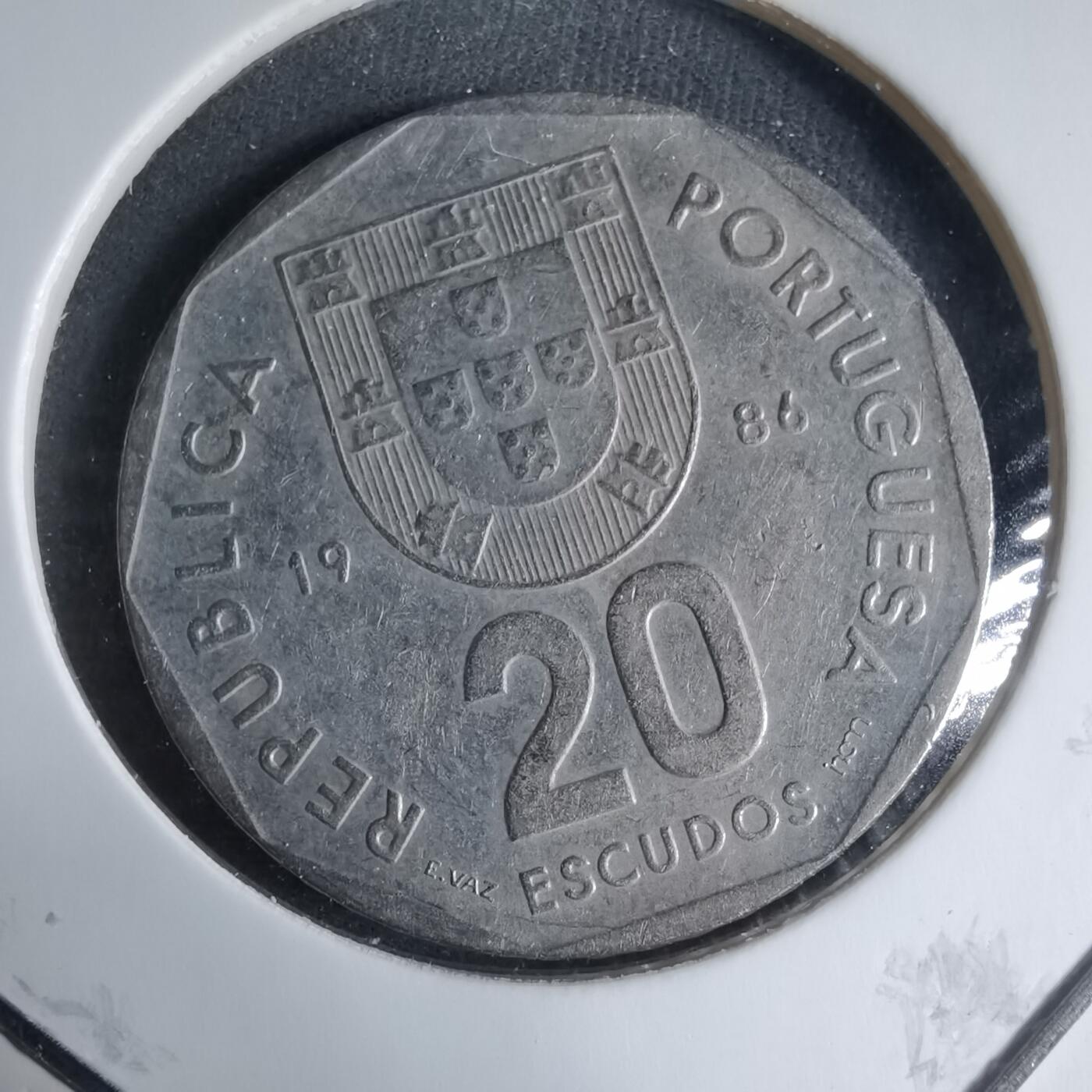 沼泽如烟--第926场 葡萄牙1986年20埃斯库多