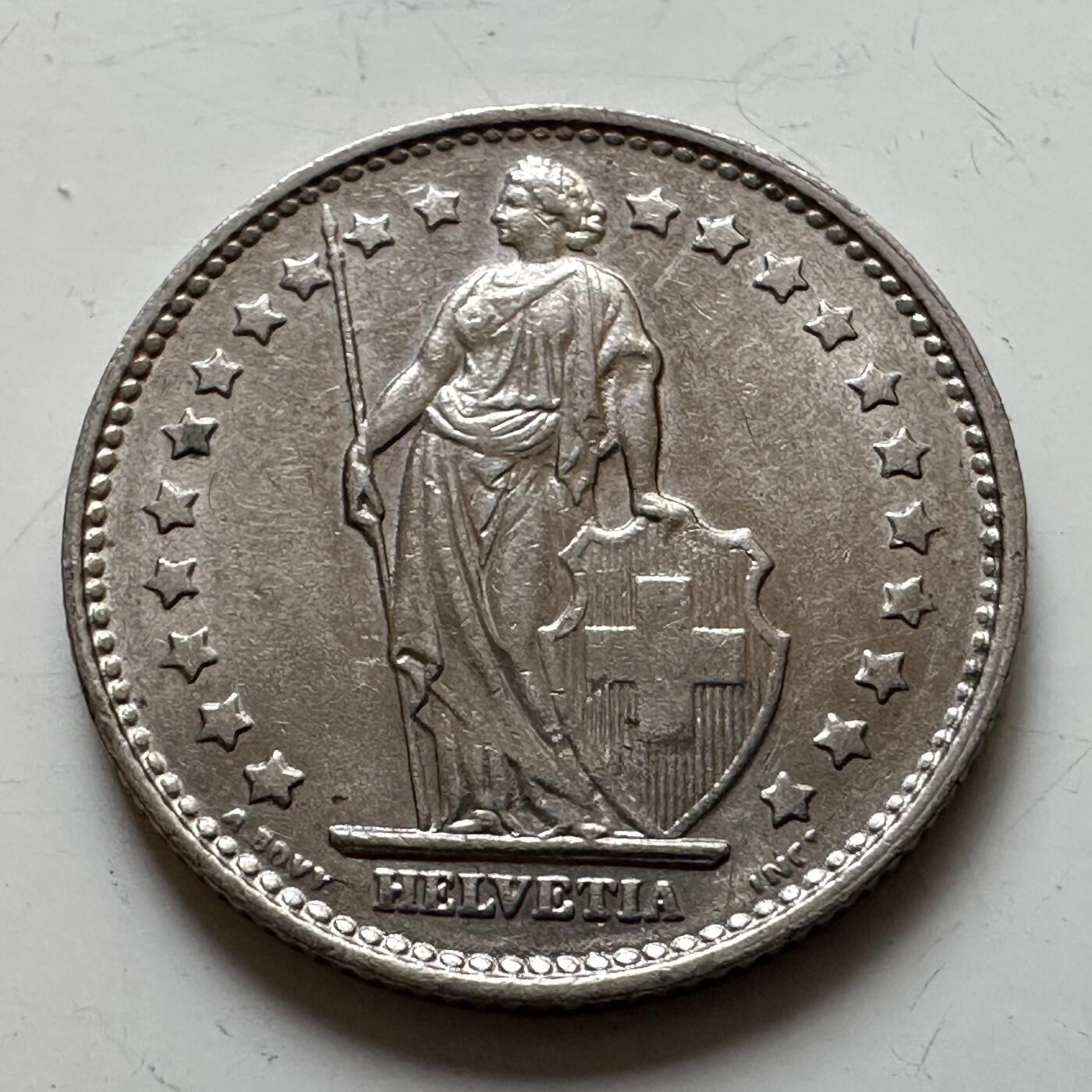 🌹外币初藏🌹🐯2025年第139场  每周二四六晚8️⃣点 接代拍 瑞士1968年一法郎