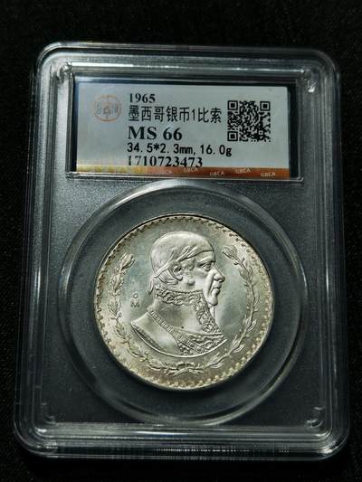 天下钱庄专场欢迎参拍 - 墨西哥一比索银币