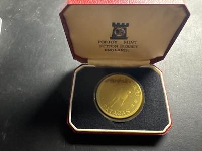 ❤️【币观天下】❤️ 第334期钱币拍卖- 2025.12.12周五晚上6点半场-长期征集拍品 - 澳门1979年羊年精制纪念银币带盒子无证书（仿宋字体版）