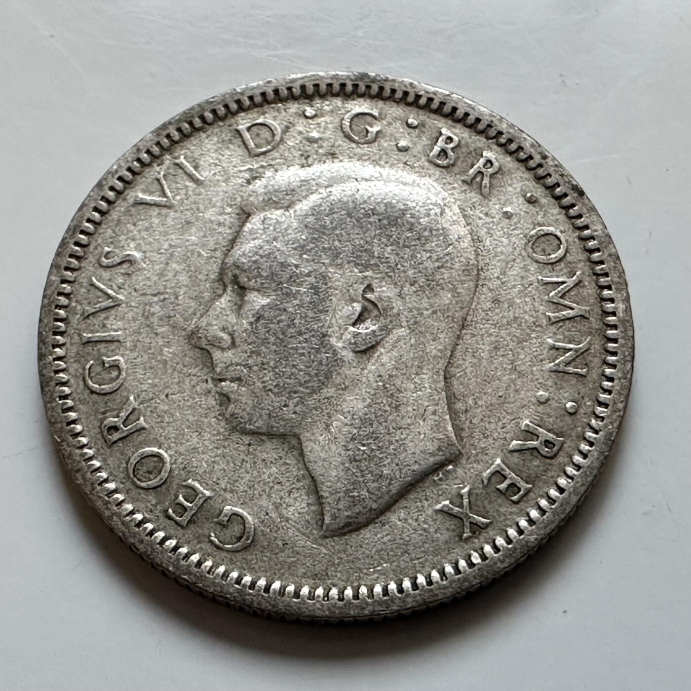 🌹外币初藏🌹🐯2025年第139场  每周二四六晚8️⃣点 接代拍 英国1944年6便士银币 a