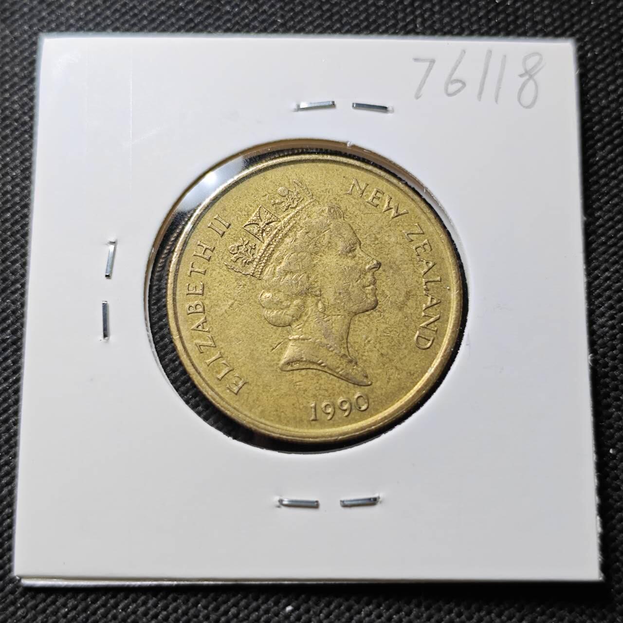 KK钱币收藏小铺 第376期  2月预留时间 周末发货  新西兰2元