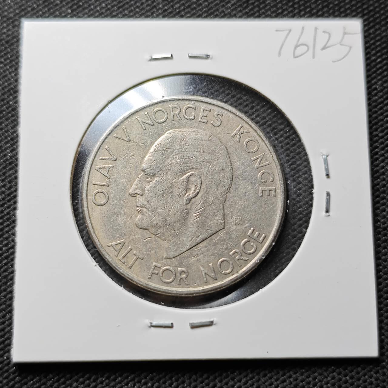 KK钱币收藏小铺 第376期  2月预留时间 周末发货  挪威5克朗