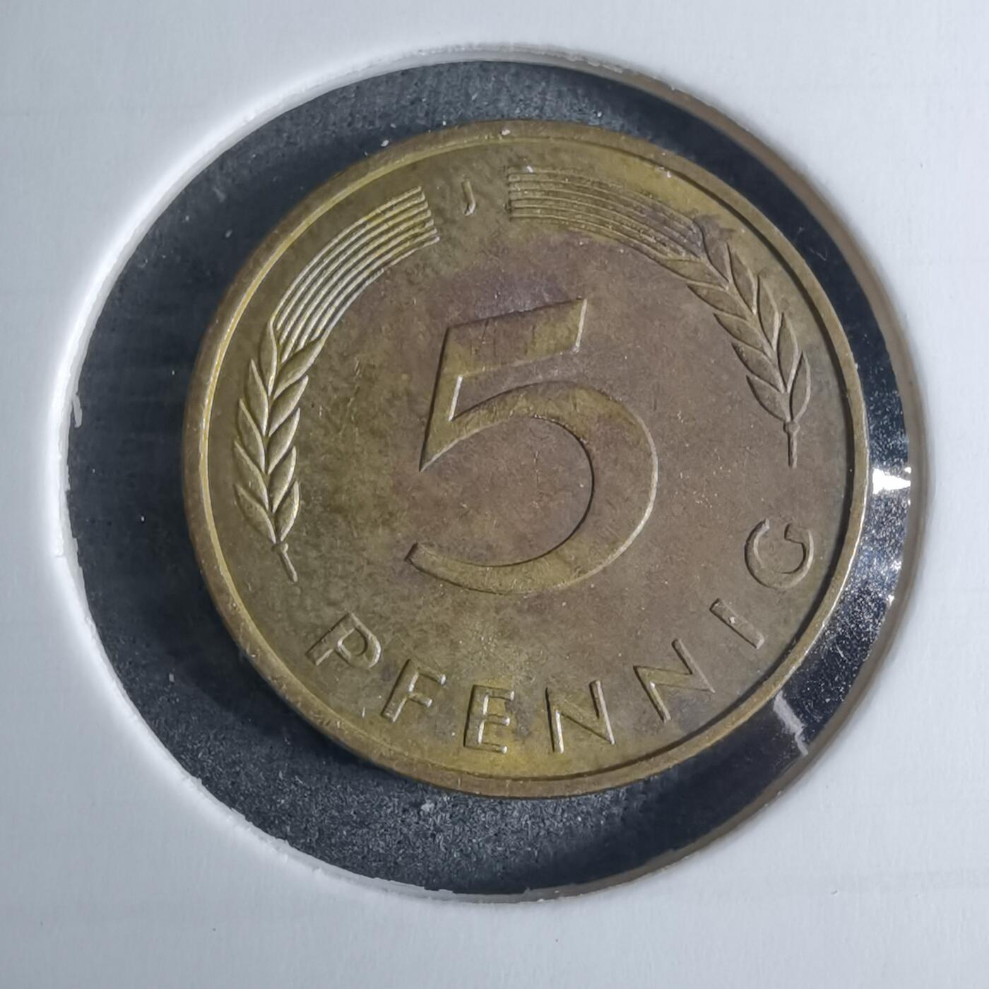 沼泽如烟--第926场 德国1993年5芬尼