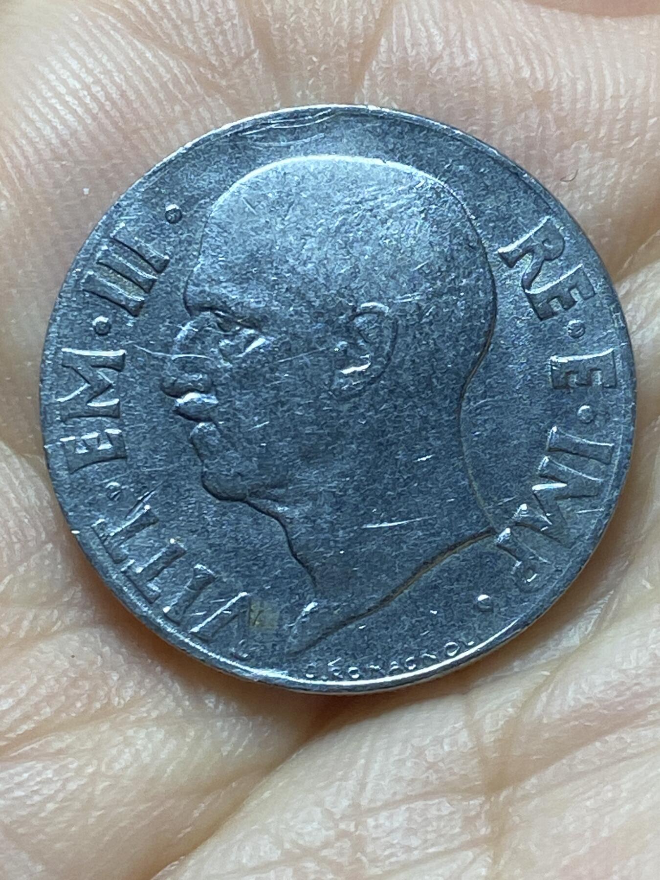 2025年第一百三十五场(总第一百六十一场）外国好品纸夹散币场(免佣金) 意大利王国1940年20分(1940 R XVIII ，维托里奥·埃马努埃莱三世时期)