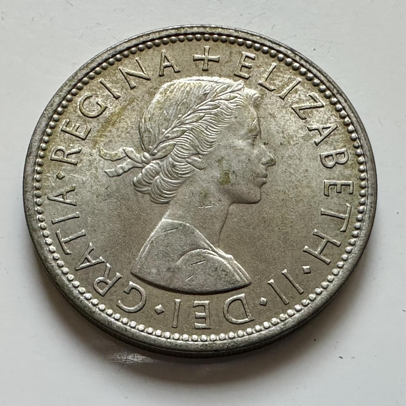 🌹外币初藏🌹🐯2025年第139场  每周二四六晚8️⃣点 接代拍 英国1967年两先令 a