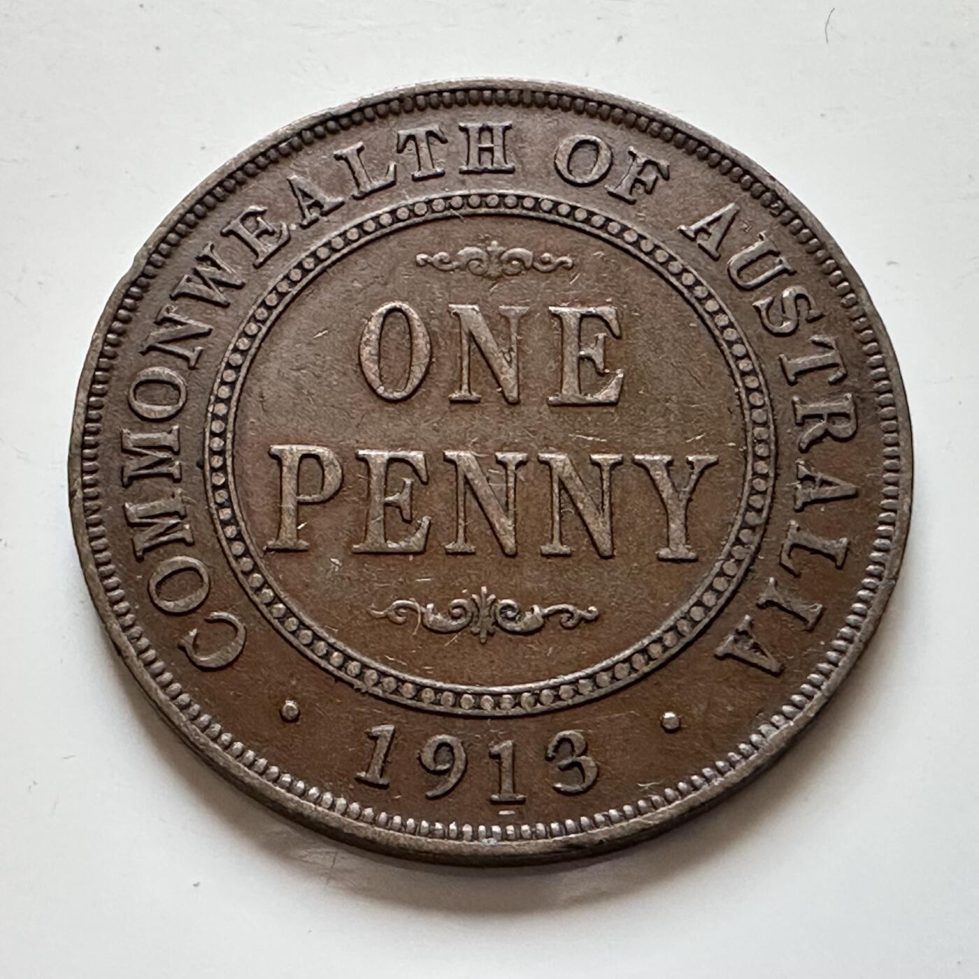 🌹外币初藏🌹🐯2025年第139场  每周二四六晚8️⃣点 接代拍 澳大利亚1913年一便士c