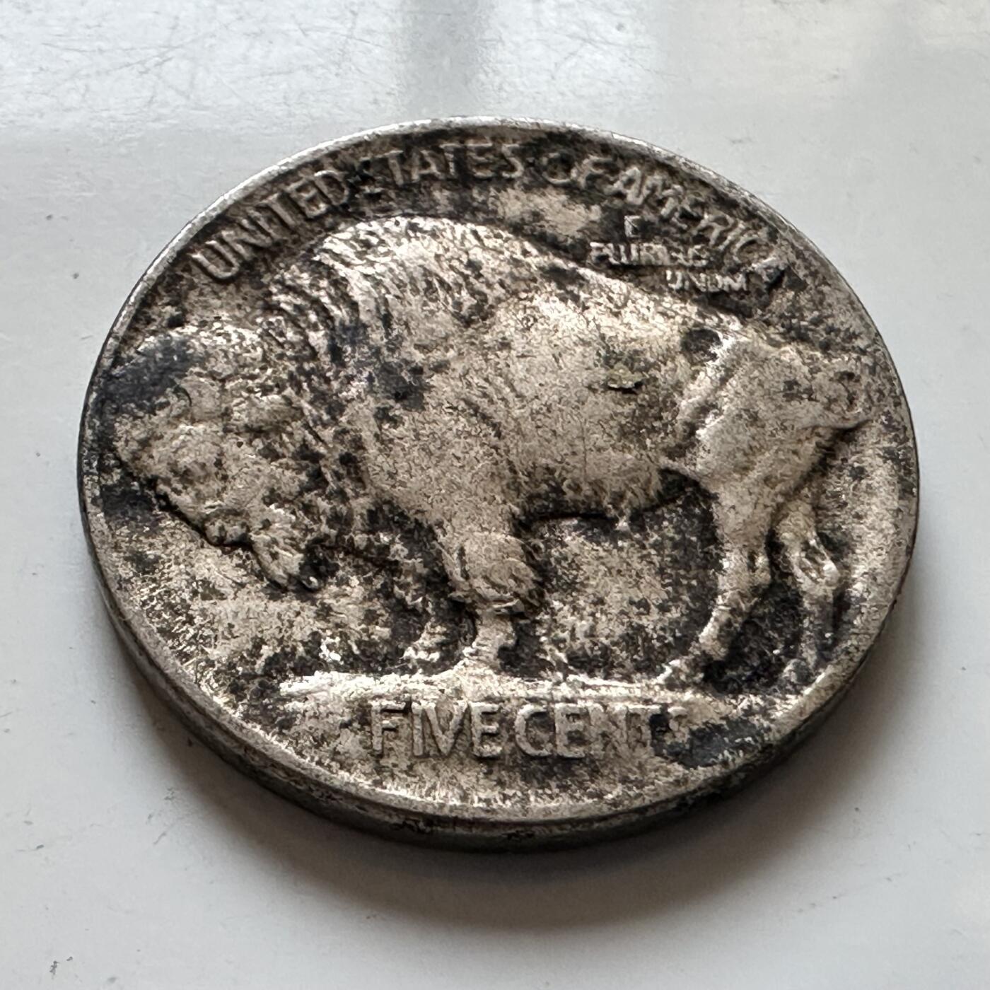 🌹外币初藏🌹🐯2025年第139场  每周二四六晚8️⃣点 接代拍 美国1913年牦牛五分 早期年份