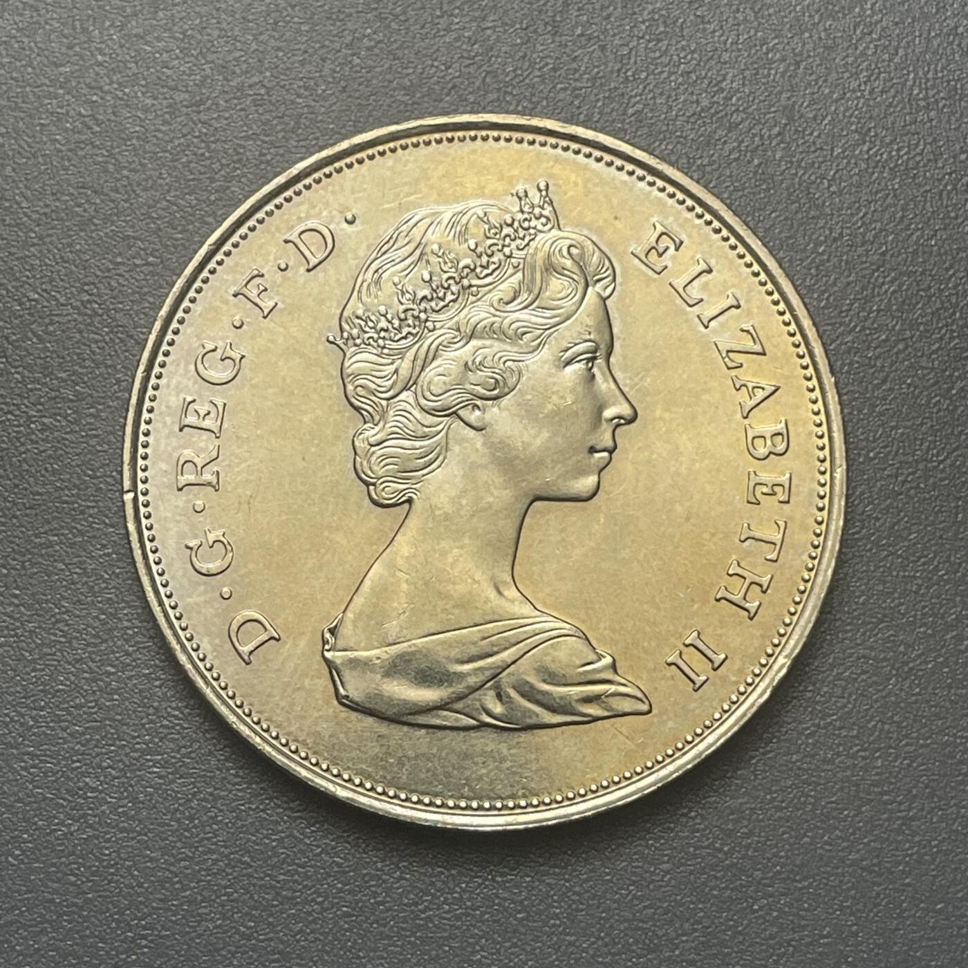 回流1215 英国1981年25便士 查尔斯王子与黛安娜王妃/伊丽莎白女王