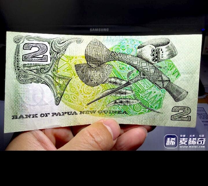 全新巴布亚新几内亚1981年2基纳靓品纸币