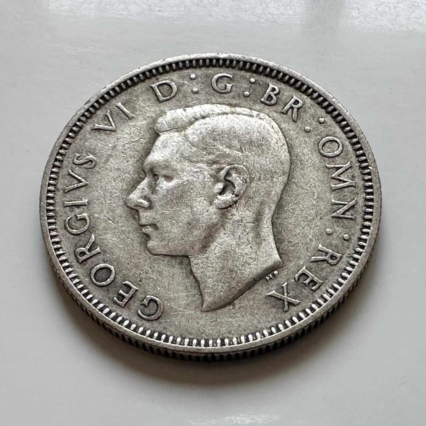 🌹外币初藏🌹🐯2025年第139场  每周二四六晚8️⃣点 接代拍 英国1946年1先令银币