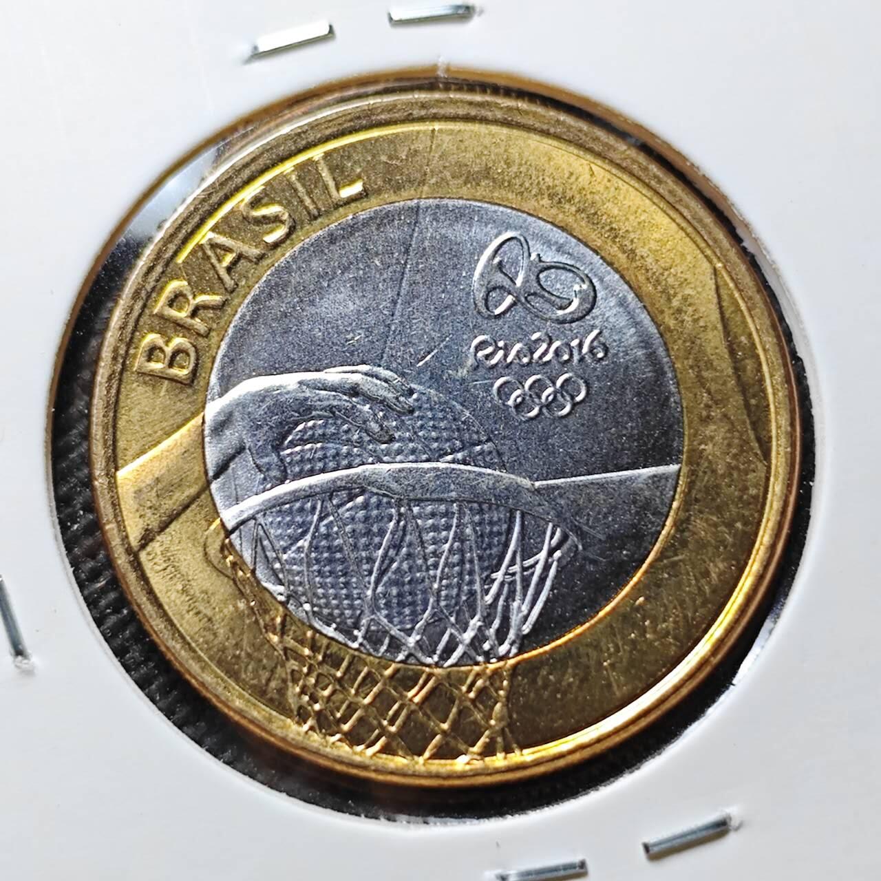 KK钱币收藏小铺 第376期  2月预留时间 周末发货  巴西1瑞尔双色币