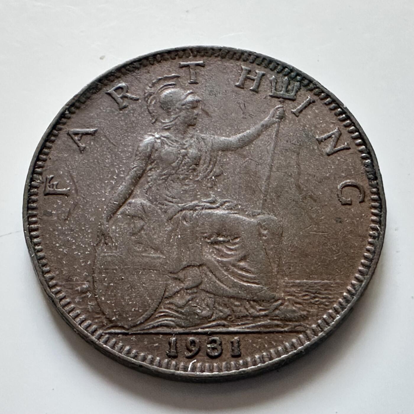 🌹外币初藏🌹🐯2025年第139场  每周二四六晚8️⃣点 接代拍 英国1931年一法新